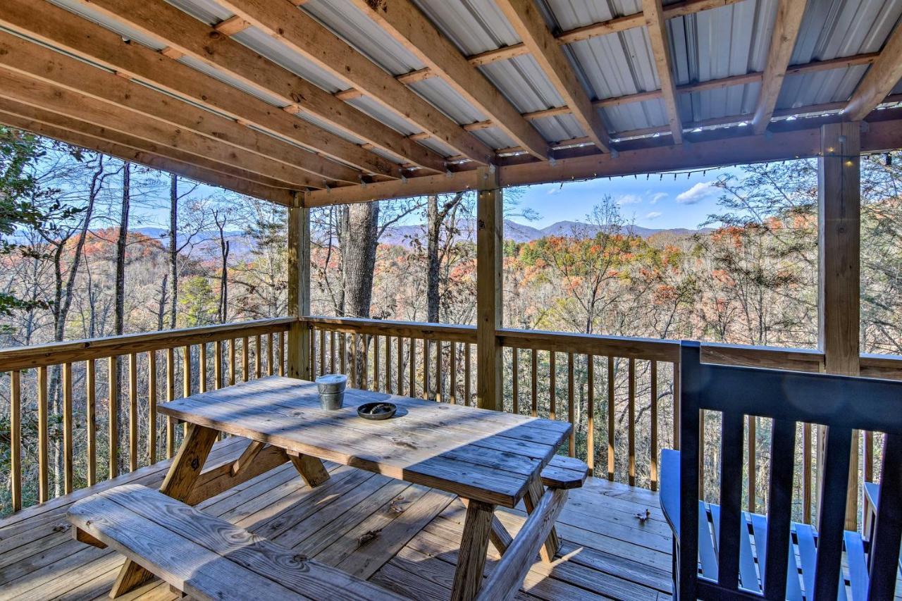 Natures Retreat With Hot Tub 7 Mi To Bryson City Whittier ภายนอก รูปภาพ